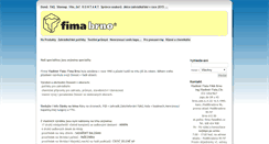 Desktop Screenshot of fima-brno.cz