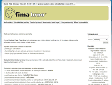 Tablet Screenshot of fima-brno.cz